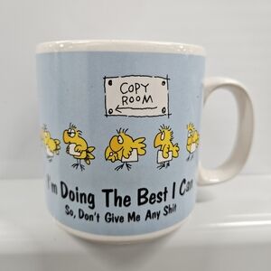 Vintage Funny Office Bird Mug